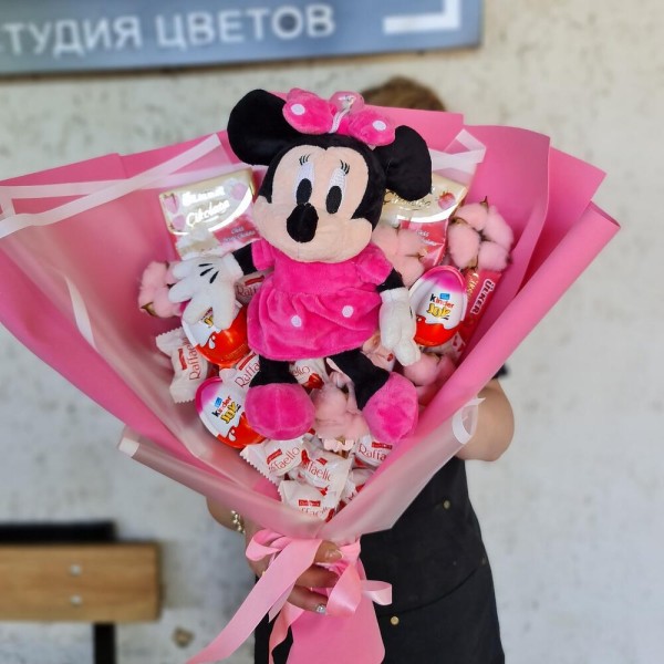 Букет из мягких игрушек, подарок для девочки - Мягкие игрушки в Кременчуге на manikyrsha.ru